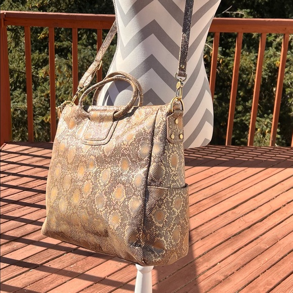 HOBO Sheila handbag in Metal Snake NWT! - Picture 5 of 8